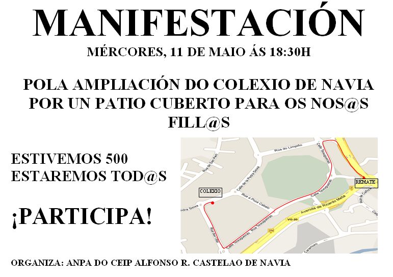 Cartel Manifestación 11/Mayo/2011