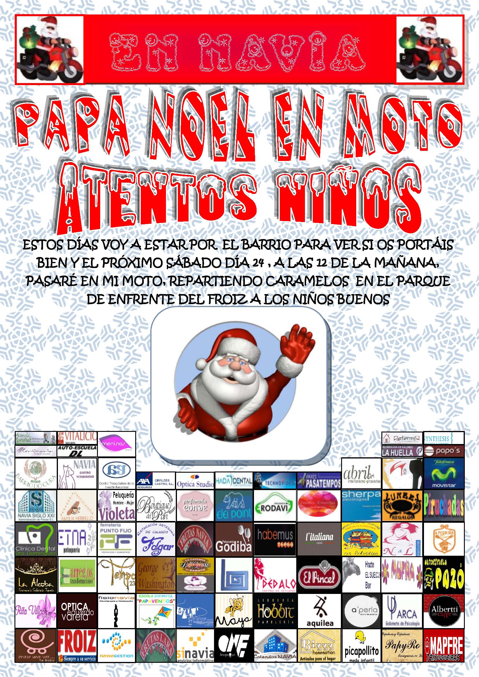 Visita Papa Noel Navia